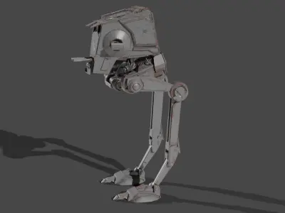 AT-ST walker 3D model by viktorgeorgiev