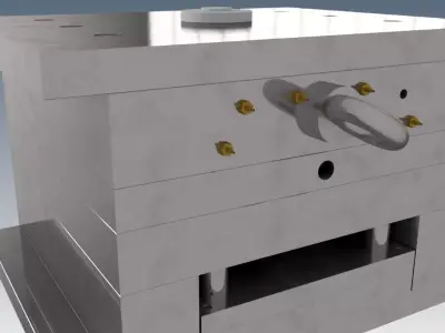 plastic injection mold  3D model