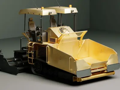 3D Realistic Asphalt Paver Truck by Terlan125 3D model