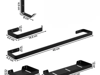 Industrialized Bathroom Kit 3D Modeling   3D model