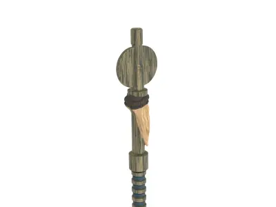 Momaw Nadons Staff 1-18 Scale Kenner Hasbro 3D print model