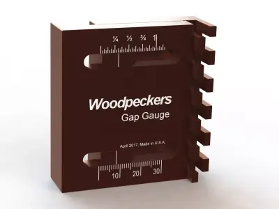 Woodpeckers Gap Gauge 3D model