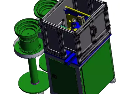 Fully Automatic Feeding Insert Machine  3D model