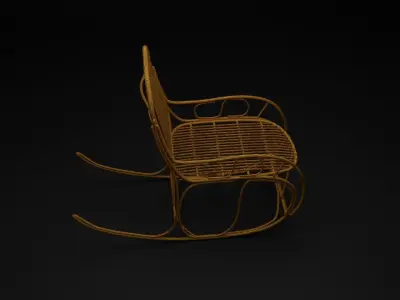 rocking chair 3D model order