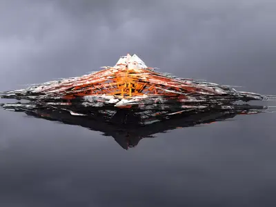 Cyberpunk Crystal star 2  3D model