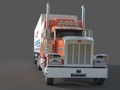 Peterbilt 389 Tractor Truck 3D model