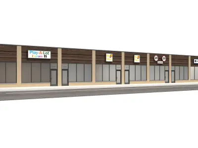 Retail-073 Retail Store 3D model