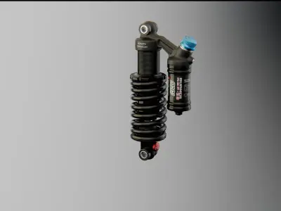MTB Coil Shock DNM Low-poly 3D model
