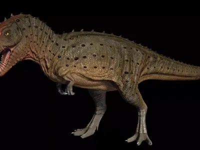 Kryptops t - rex Low-poly 3D model