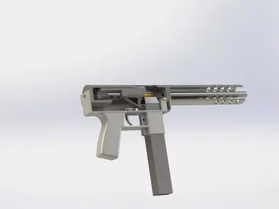tec9-gun gun Free 3D model