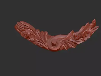 carved wood 3D print model