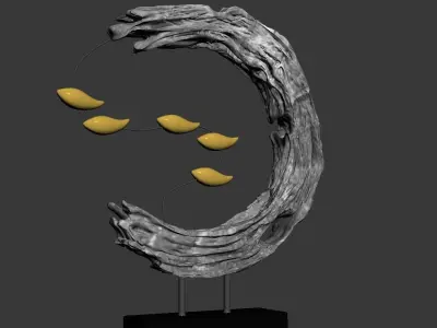decoration bird sculpture Free 3D model