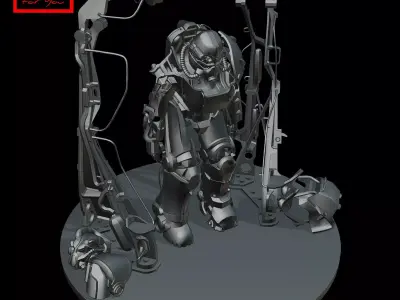 Fallout - Power Armor 3D model