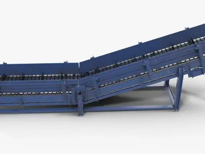 Apron conveyor 3D model