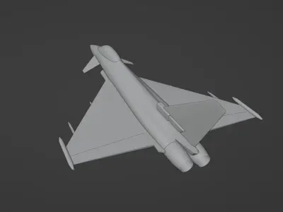 Eurofighter Typhoon EF2000 Single Seat Free 3D model