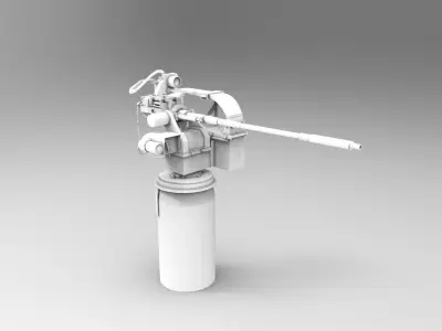 Machinegun Ship 3D print model