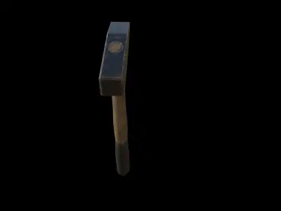 hammer Low-poly 3D model 10