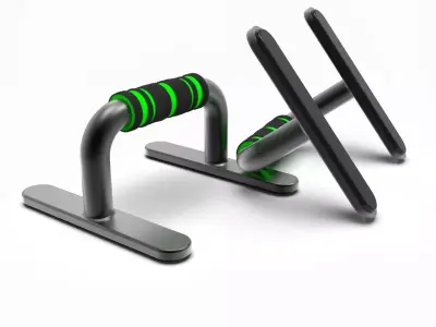 Pushup Bar 3D model