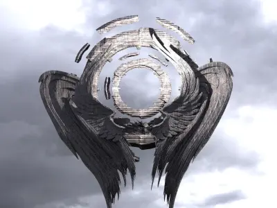 Enoch portal Wings  3D model