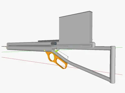 Hunting weapons 3D model