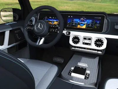 Mercedes-Benz G580 2025 Black 3D model