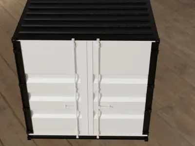 Shipping Container 3D Model Low-poly 3D model