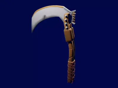 Midavel sharp blade Low-poly 3D model