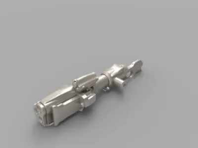 Assault Rifle 01 3D model