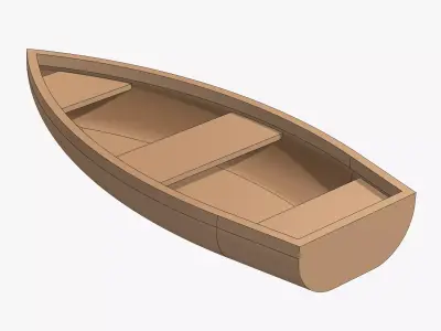 Printable Boat 3D print model