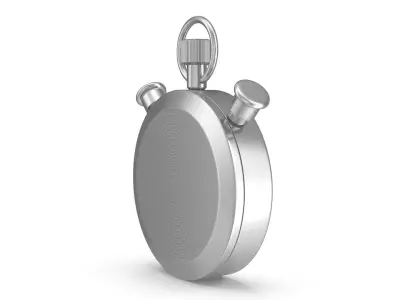 Stopwatch Low-poly 3D model