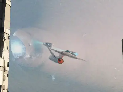 USS ELEXIA Free 3D model