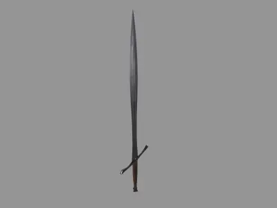 Sword Low-poly 3D model 25