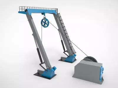 Offshore Lifting Equipment 3D model buy