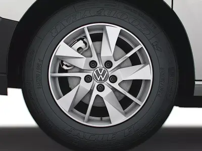 Volkswagen Caddy 2021 wheel 3D model