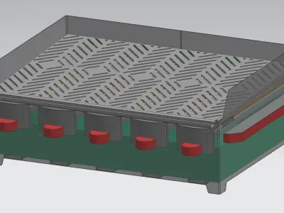 smokeless barbecue 3D model