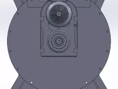 air lock 630X710X rotary feeder 3D model