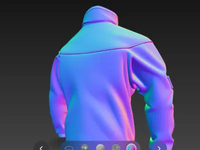  military tactical jacket 3d model 3D model