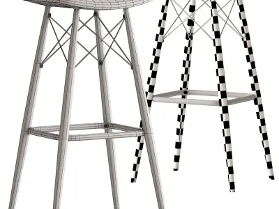 Cult Furniture Camila Bar Stool 3D model
