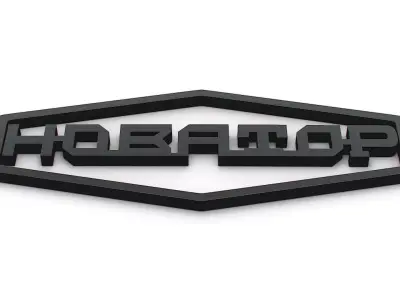 Novator logo 3D model