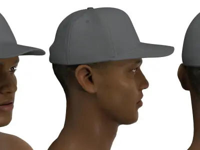 Baseball Cap - Marvelous Designer 3D model 3D model
