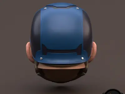 Captain America Steve Rogers 3D printable for action figures 3D print model