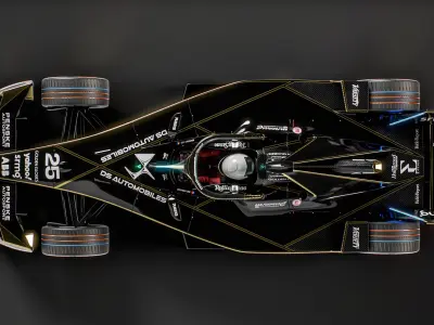  DS Racing Formula E Team 2025 Gen3 Evo Race Car 