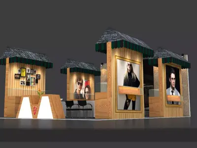 Exhibition - Area - 6X9-3DMAX2012-03 3D model