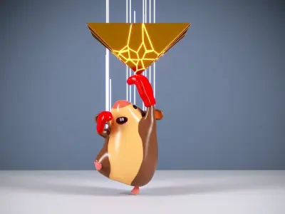  Cartoon mouse 3D model