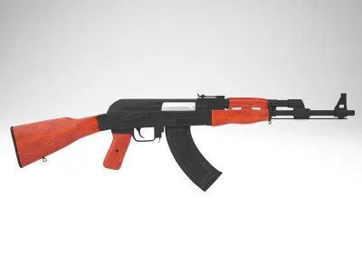 AK-47 rifle 3D model get