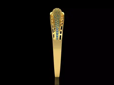 Art Deco Bracelet 31 3D print model
