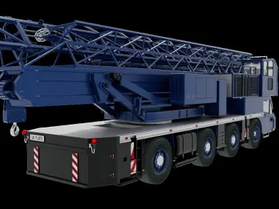 Mobile Crane Spierings  AT4 3D model