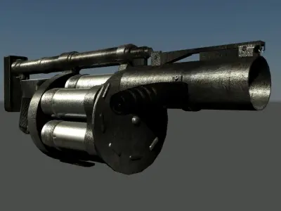 grenade launcher 3D model purchase