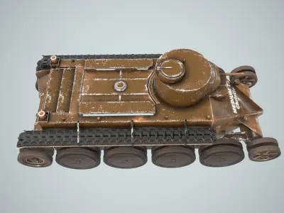 Tank Christie T-3 M1931 3D model