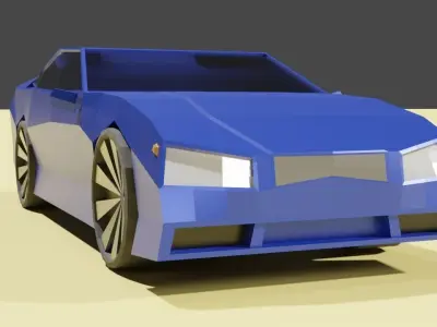 avto car Free low-poly 3D model